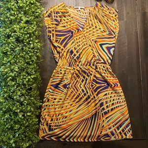 Bright & Fun Geometric Sundress (NWOT)